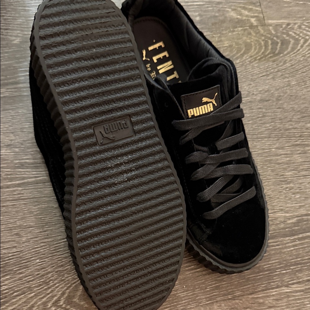 Puma Fenty Black Velvet Sneakers - Picture 3 of 5